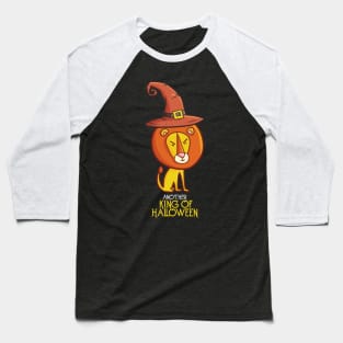 Lion Halloween King Baseball T-Shirt